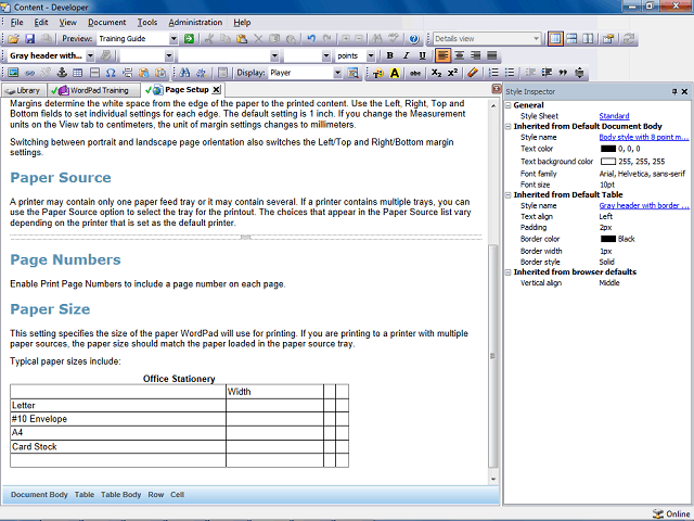 Screen image of this step