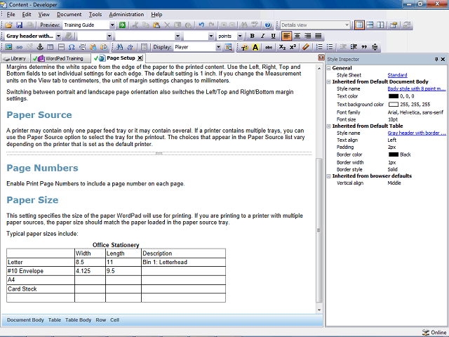 Screen image of this step
