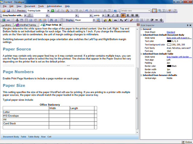 Screen image of this step