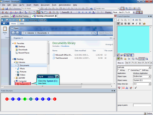Screen image of this step