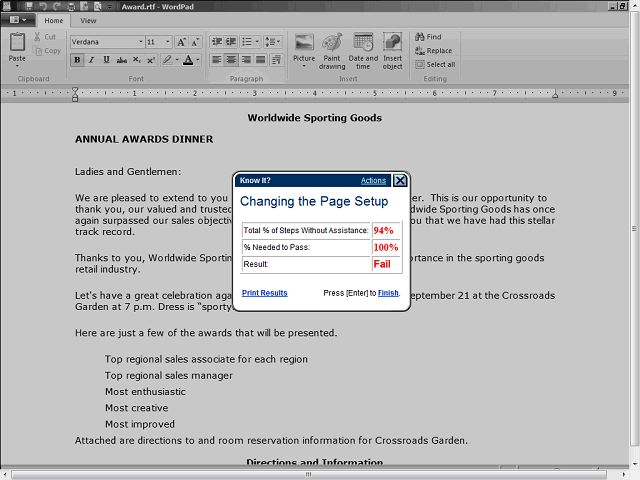 Screen image of this step
