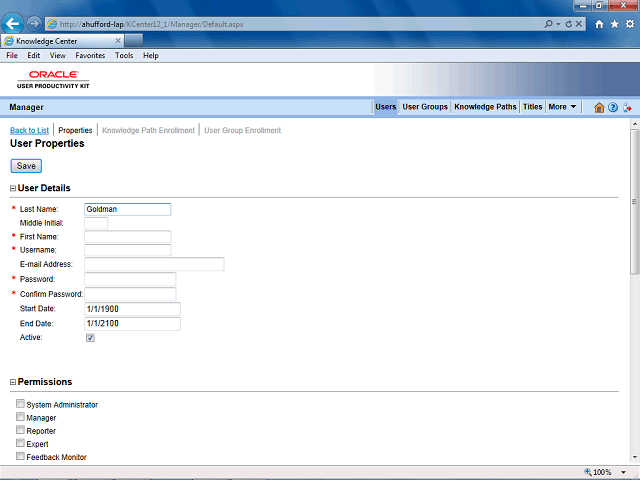 Screen image of this step