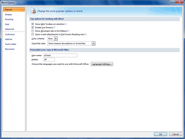 Screen image of this step