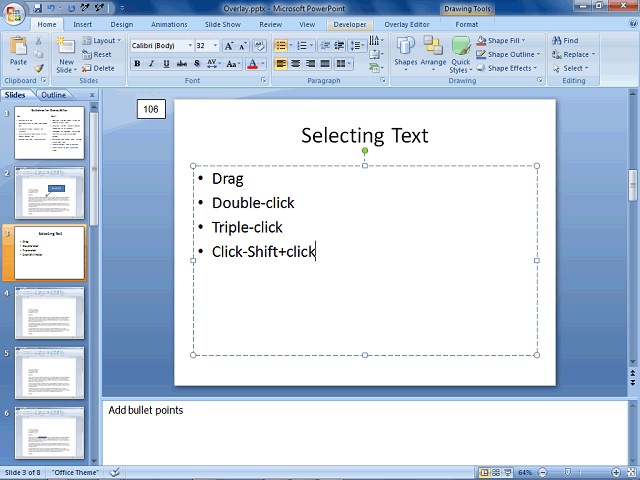 Screen image of this step