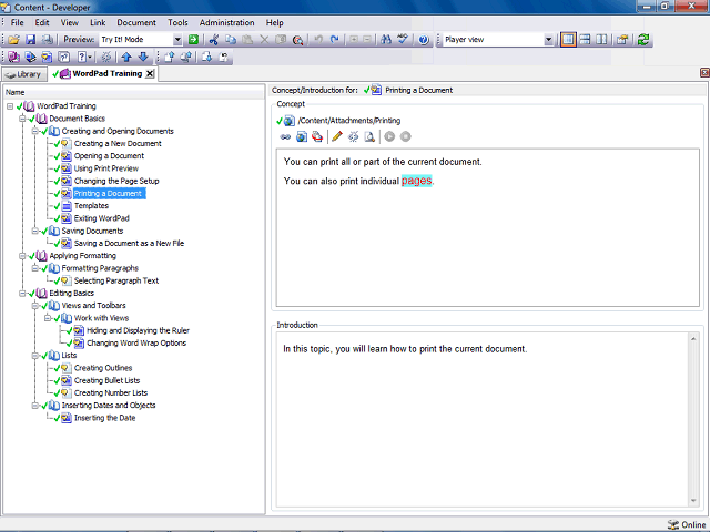 Screen image of this step
