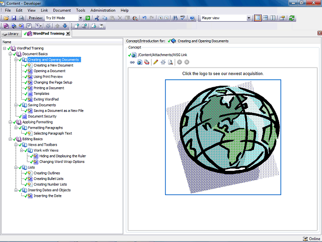 Screen image of this step