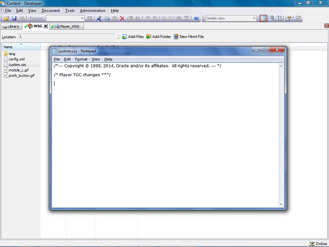Screen image of this step