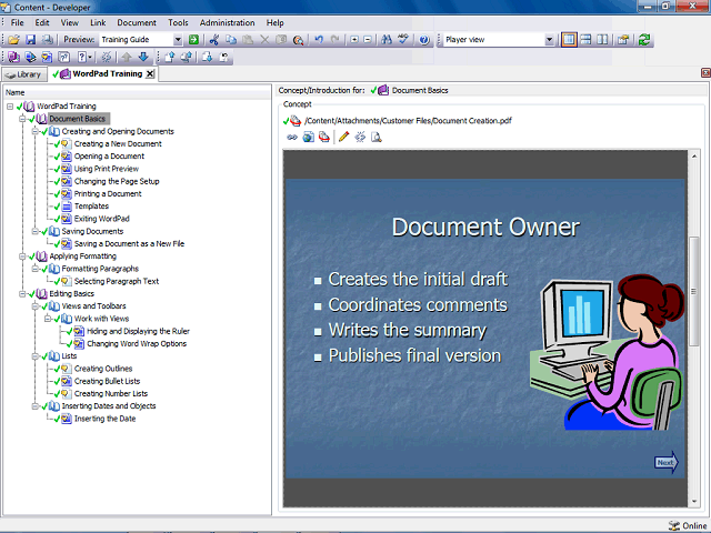 Screen image of this step
