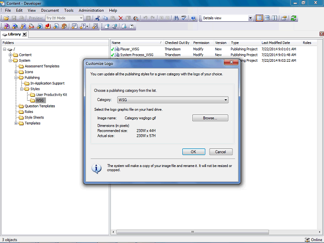 Screen image of this step