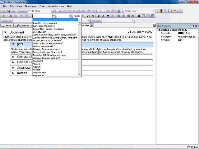 Screen image of this step