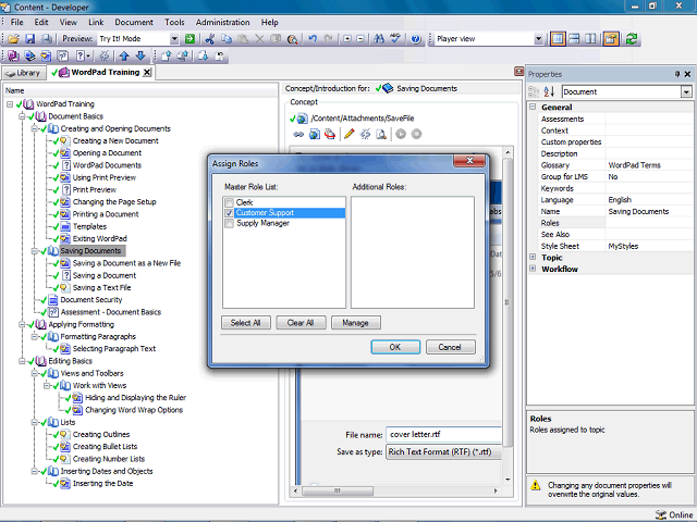 Screen image of this step