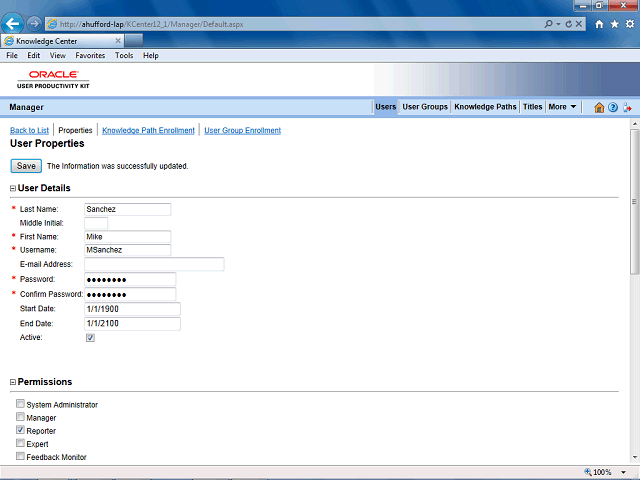 Screen image of this step
