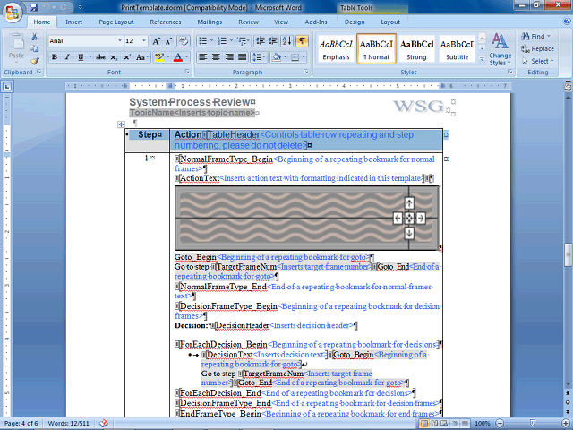 Screen image of this step