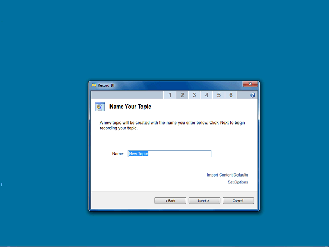 Screen image of this step
