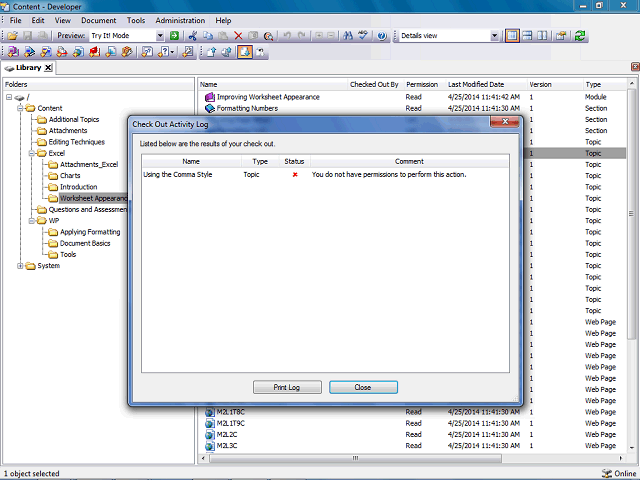 Screen image of this step