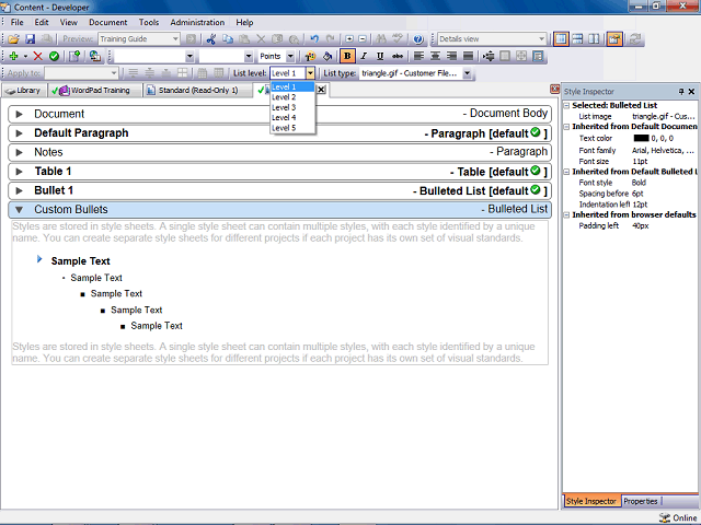 Screen image of this step