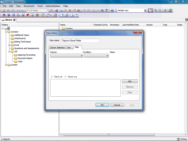Screen image of this step