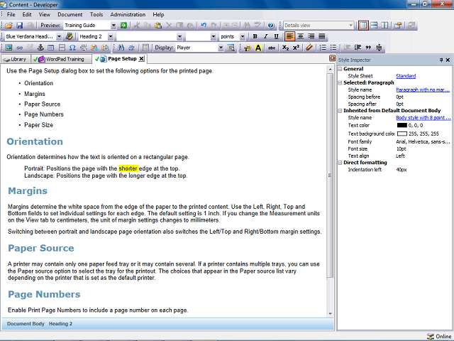 Screen image of this step