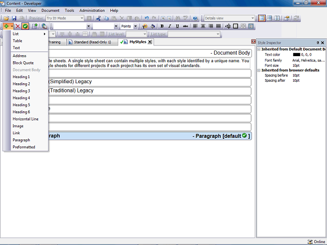 Screen image of this step