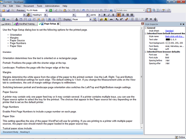 Screen image of this step