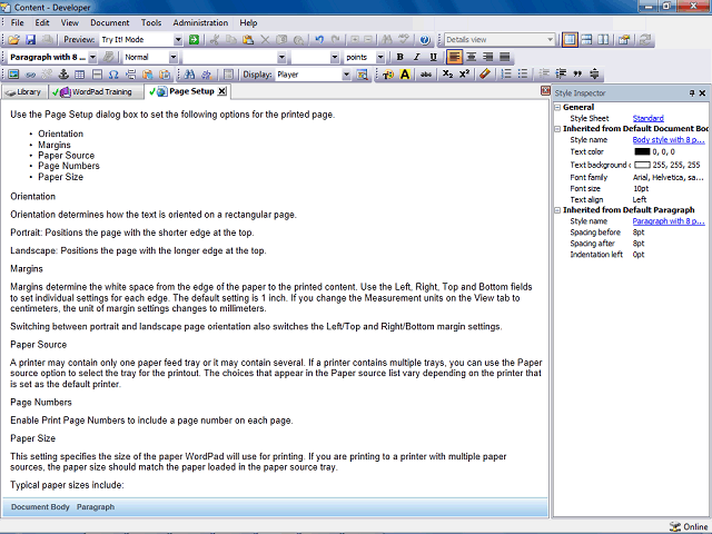 Screen image of this step