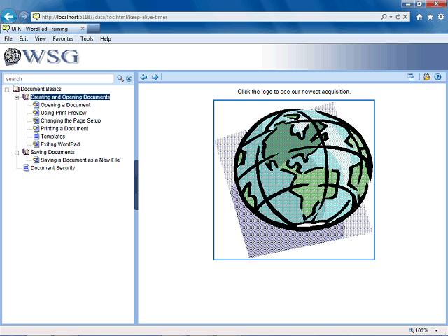 Screen image of this step