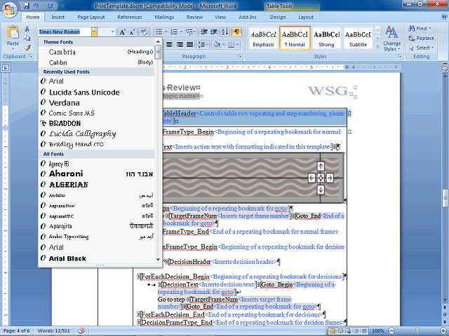 Screen image of this step