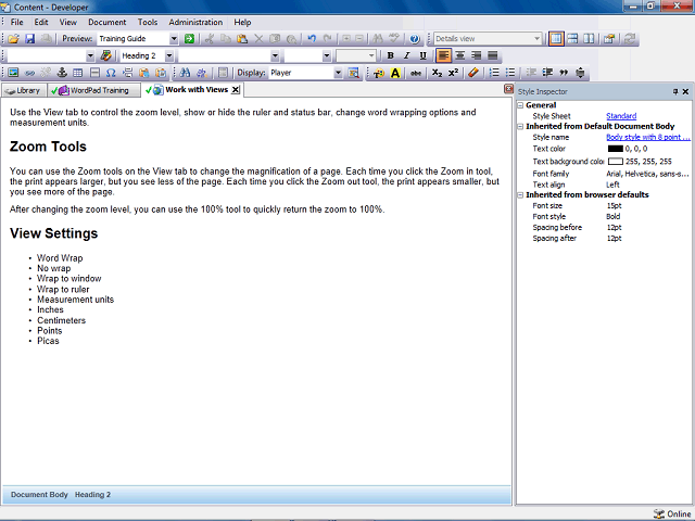 Screen image of this step