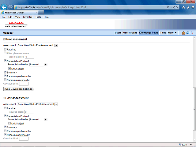 Screen image of this step