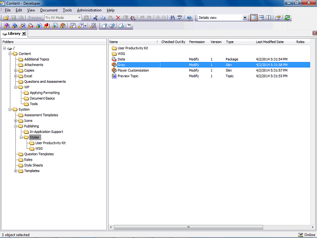 Screen image of this step