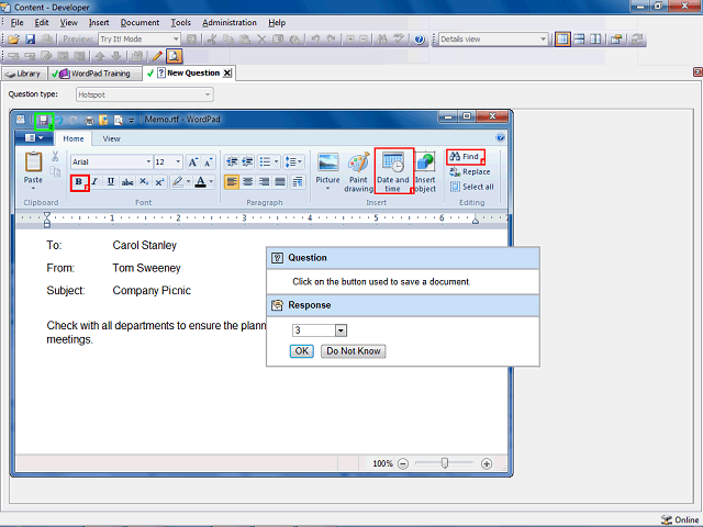 Screen image of this step