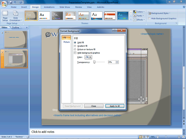 Screen image of this step