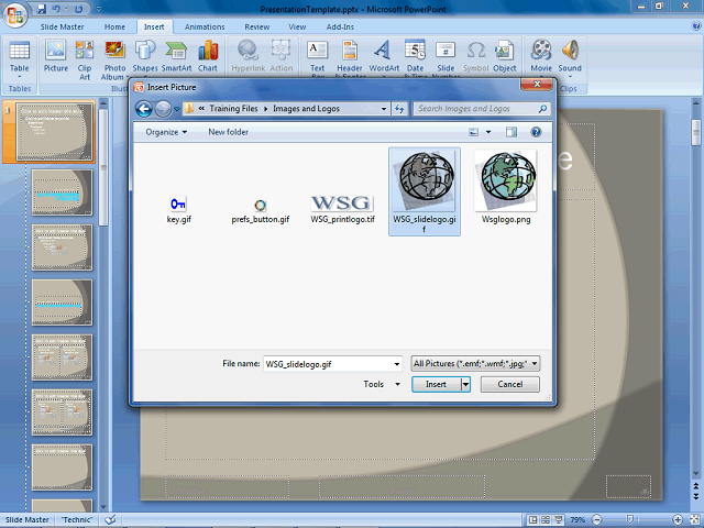 Screen image of this step