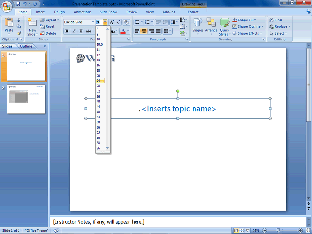 Screen image of this step