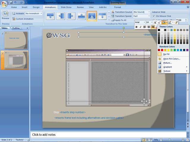 Screen image of this step