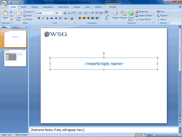 Screen image of this step