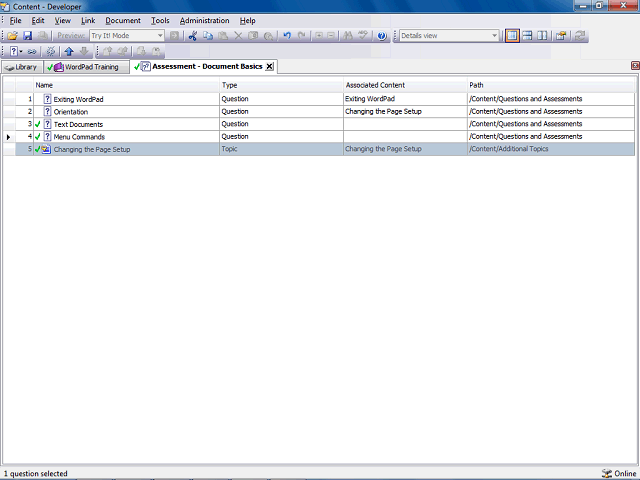 Screen image of this step