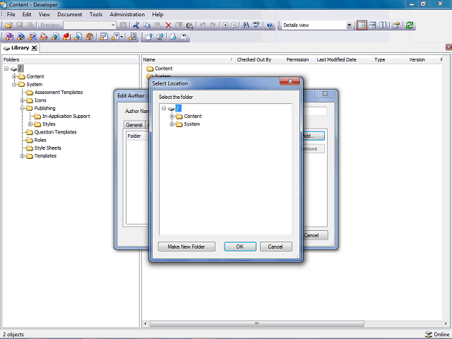 Screen image of this step