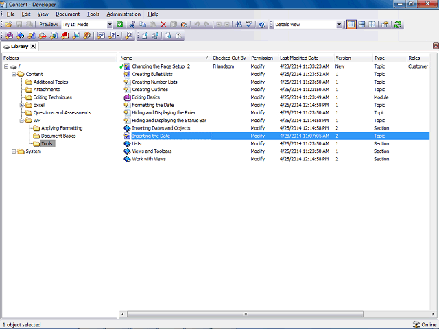 Screen image of this step