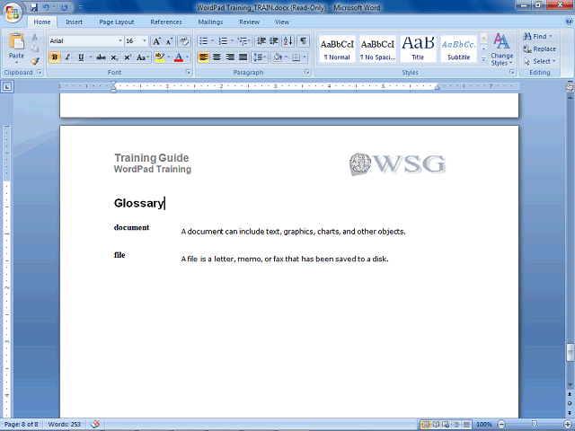 Screen image of this step
