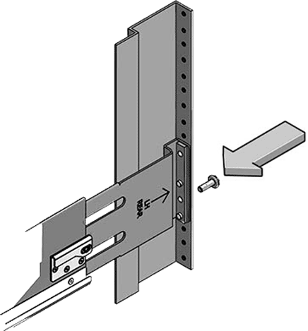 Back-mounting screw