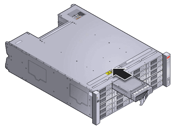 DE2-24C
Drive Enclosure and inserted replacement drive