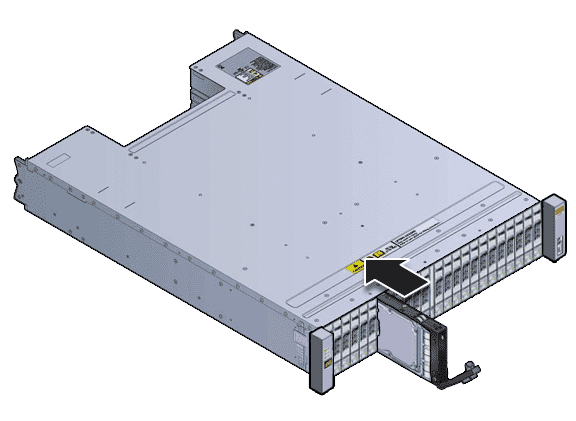 DE2-24P
Drive Enclosure and inserted replacement drive
