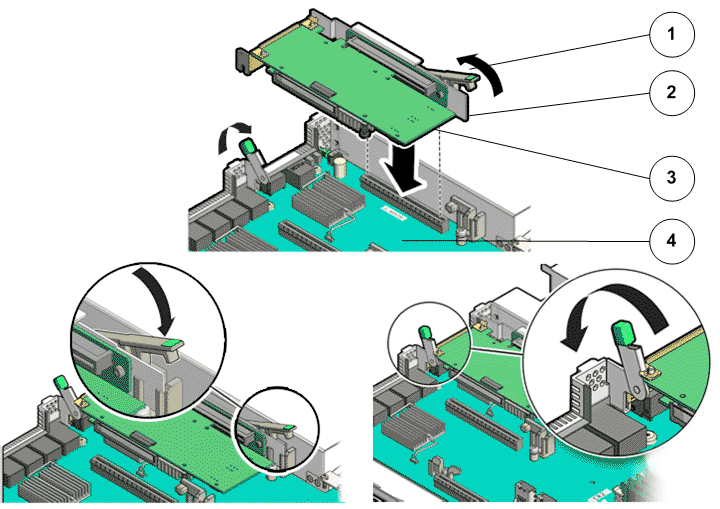 Pilot riser insertion