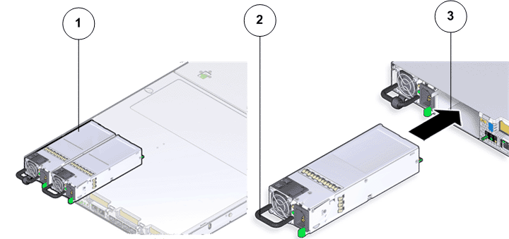 Power supply insertion