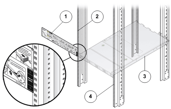 Rack-mount installation card template