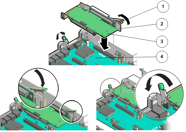 Riser board assembly removal