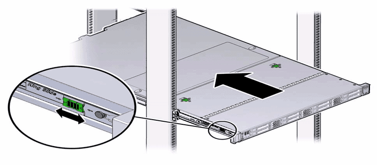 Location of the Pilot release tabs