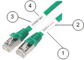 Example of a cable label for an internal Ethernet cable