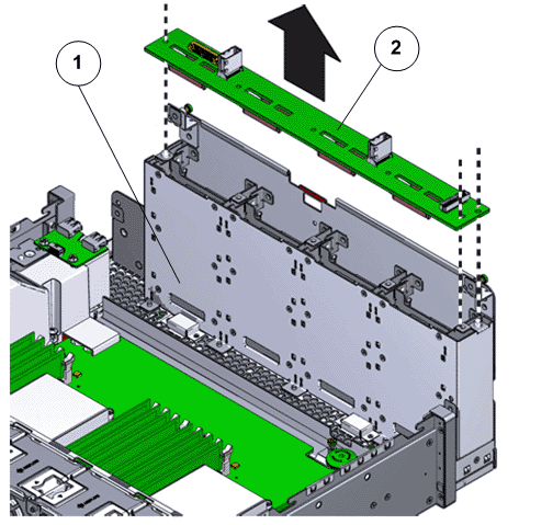 Remove the backplane boards